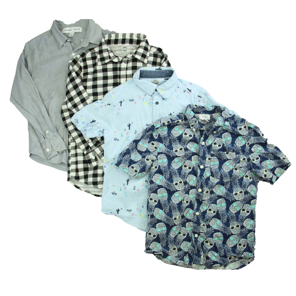 Swoondle Bundle Other - Swoondle Bundle Boys Multi Color Button Down Long Sleeve size: 8 Years